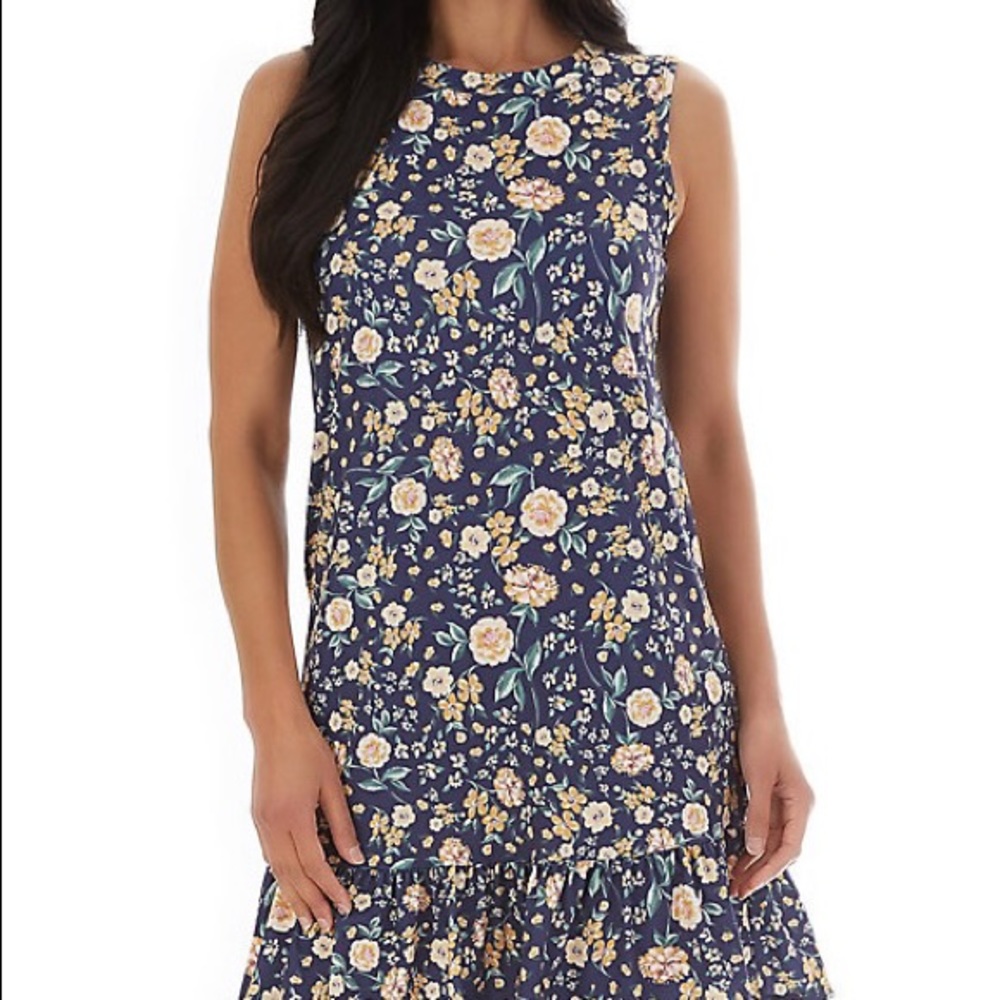 Women's Apt. 9 Sleeveless Flounce-Hem Swing Dress size L